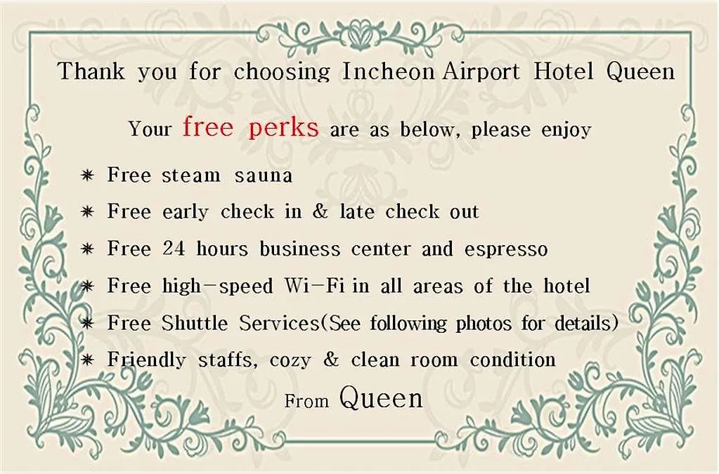 Incheon Airport Hotel Queen